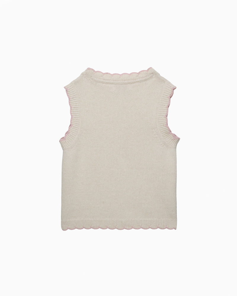 Confiture Tank Knitted Tank Top in Ecru