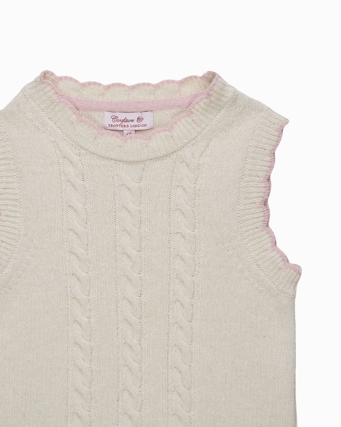 Confiture Tank Knitted Tank Top in Ecru