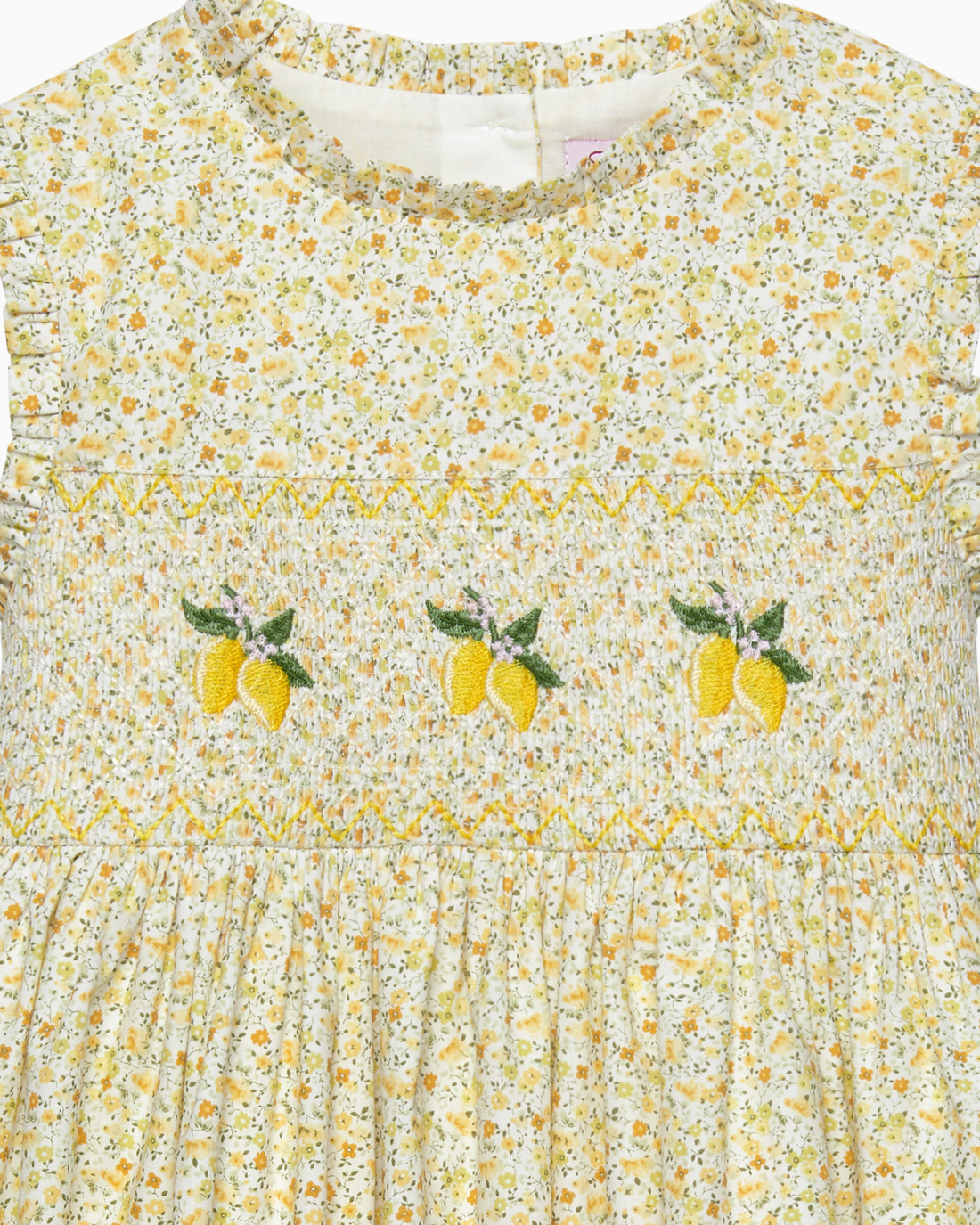 Confiture Dress Lemon Smocked Dress