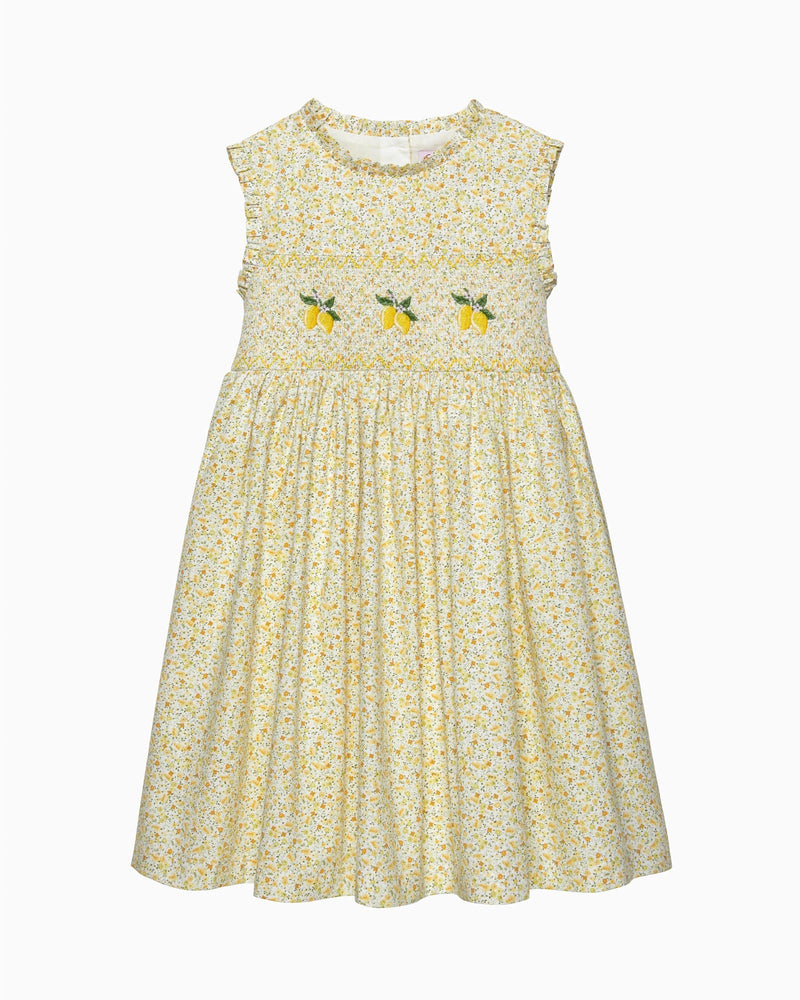 Confiture Dress Lemon Smocked Dress