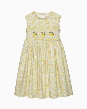 Confiture Dress Lemon Smocked Dress
