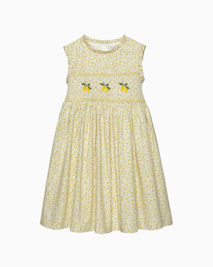 Confiture Dress Lemon Smocked Dress