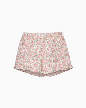 Confiture Shorts Rosie Floral Shorts in Peach Rose Floral