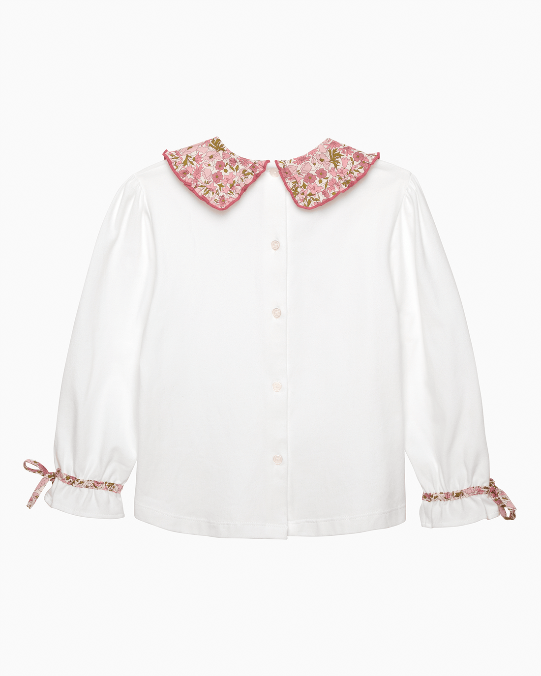 Lily Rose Top Pie Crust Jersey Top in Poppy & Daisy