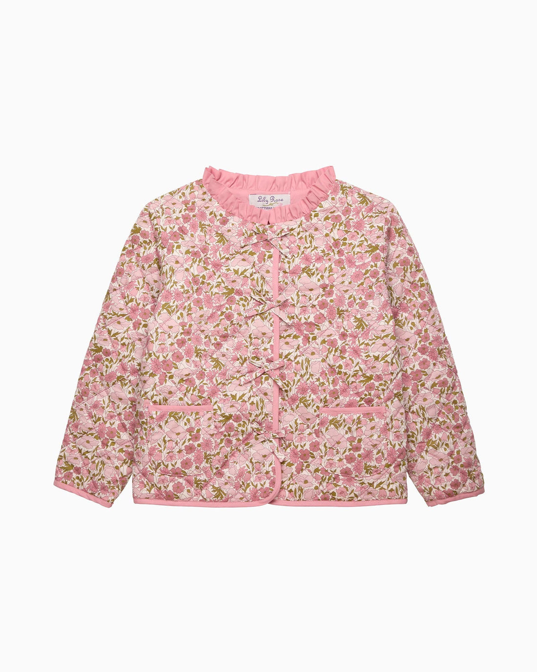 Lily Rose Jacket Quilted Jacket in Poppy & Daisy