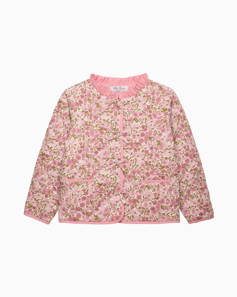 Lily Rose Jacket Quilted Jacket in Poppy & Daisy