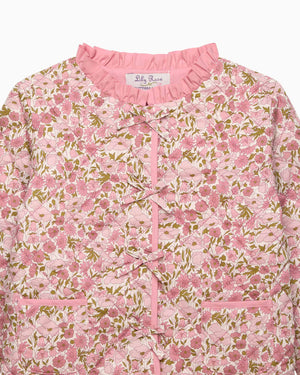 Lily Rose Jacket Quilted Jacket in Poppy & Daisy