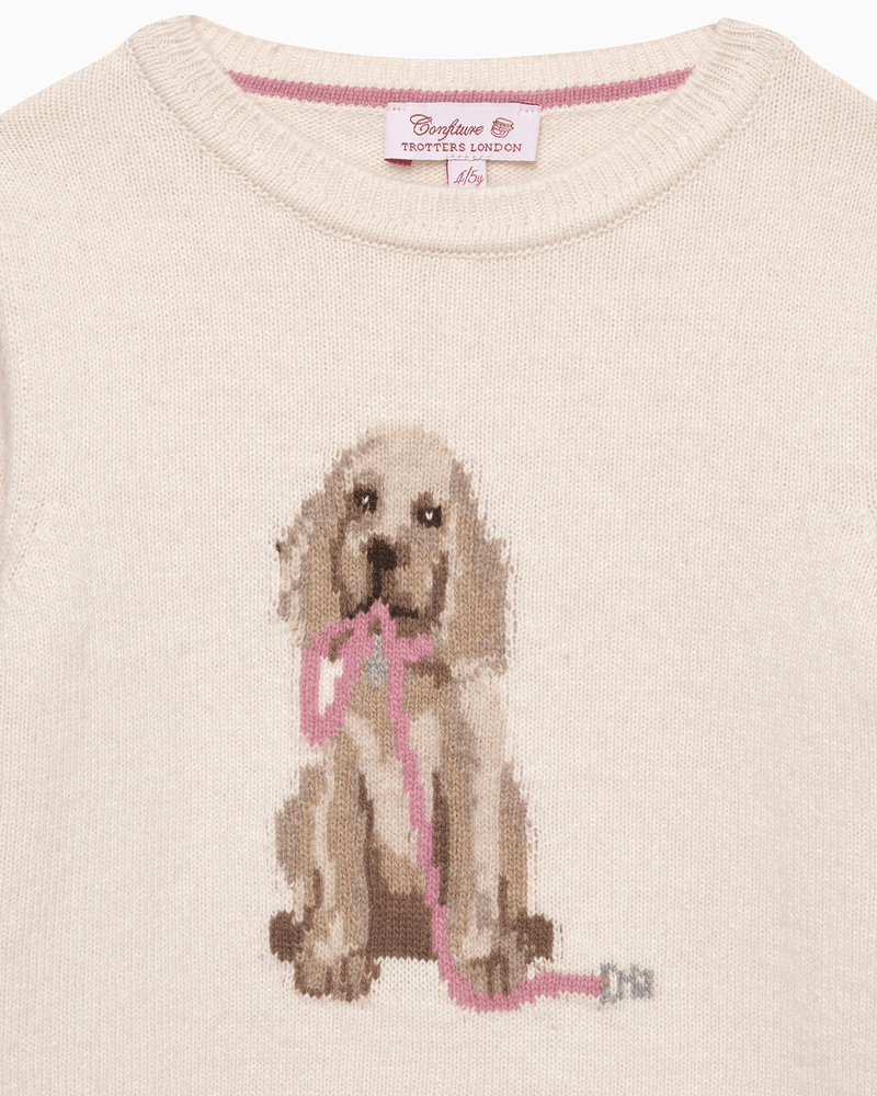 Confiture Jumper Puppy Jumper in Winter White