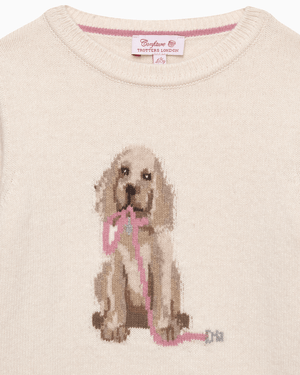 Confiture Jumper Puppy Jumper in Winter White