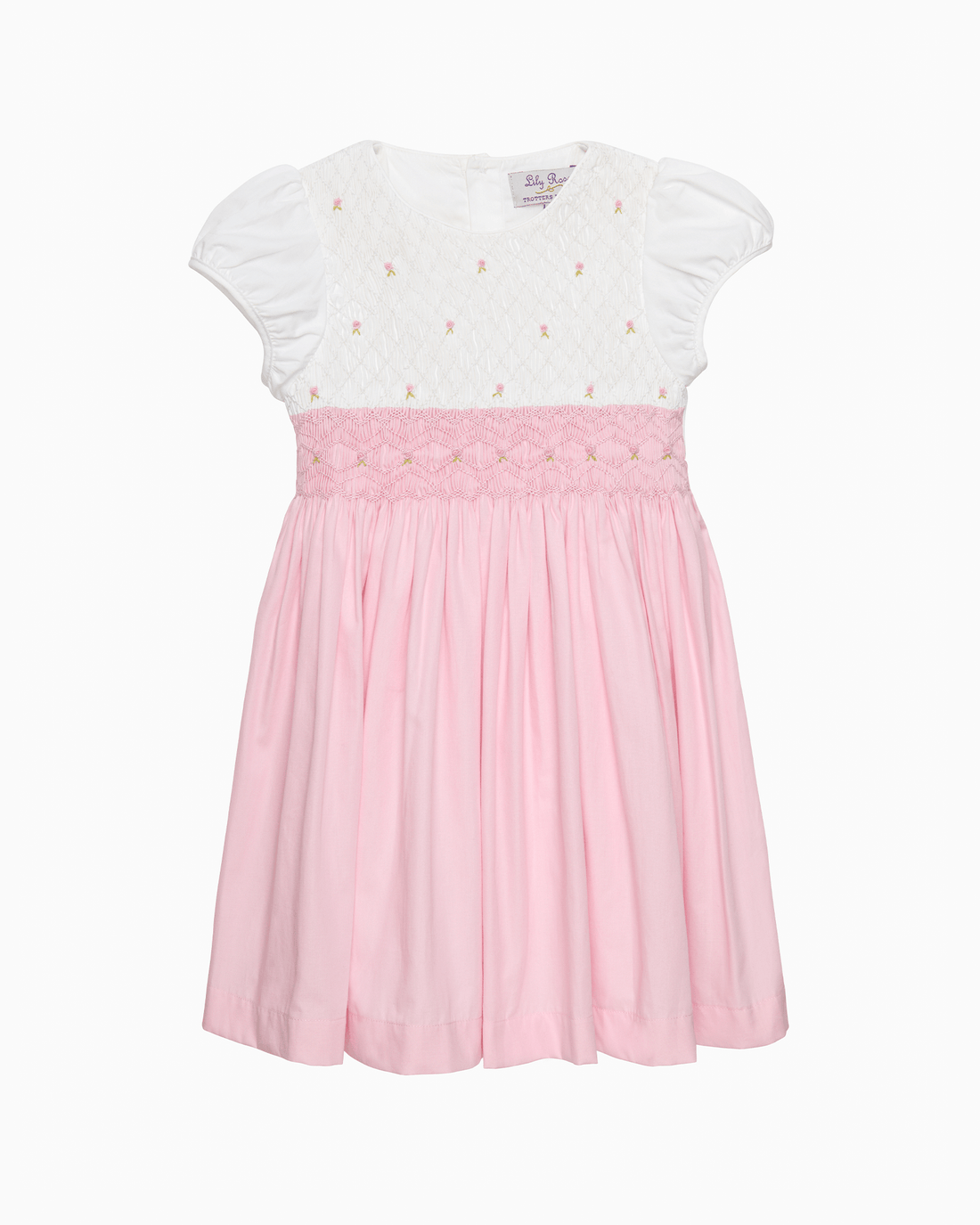 Lily Rose Dress Rose Hand Smocked Dress in Pink