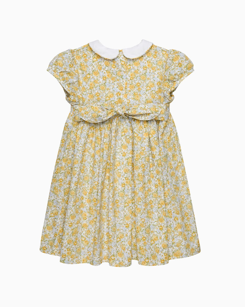 Confiture Dress Rosie Smocked Dress in Yellow Rose Floral