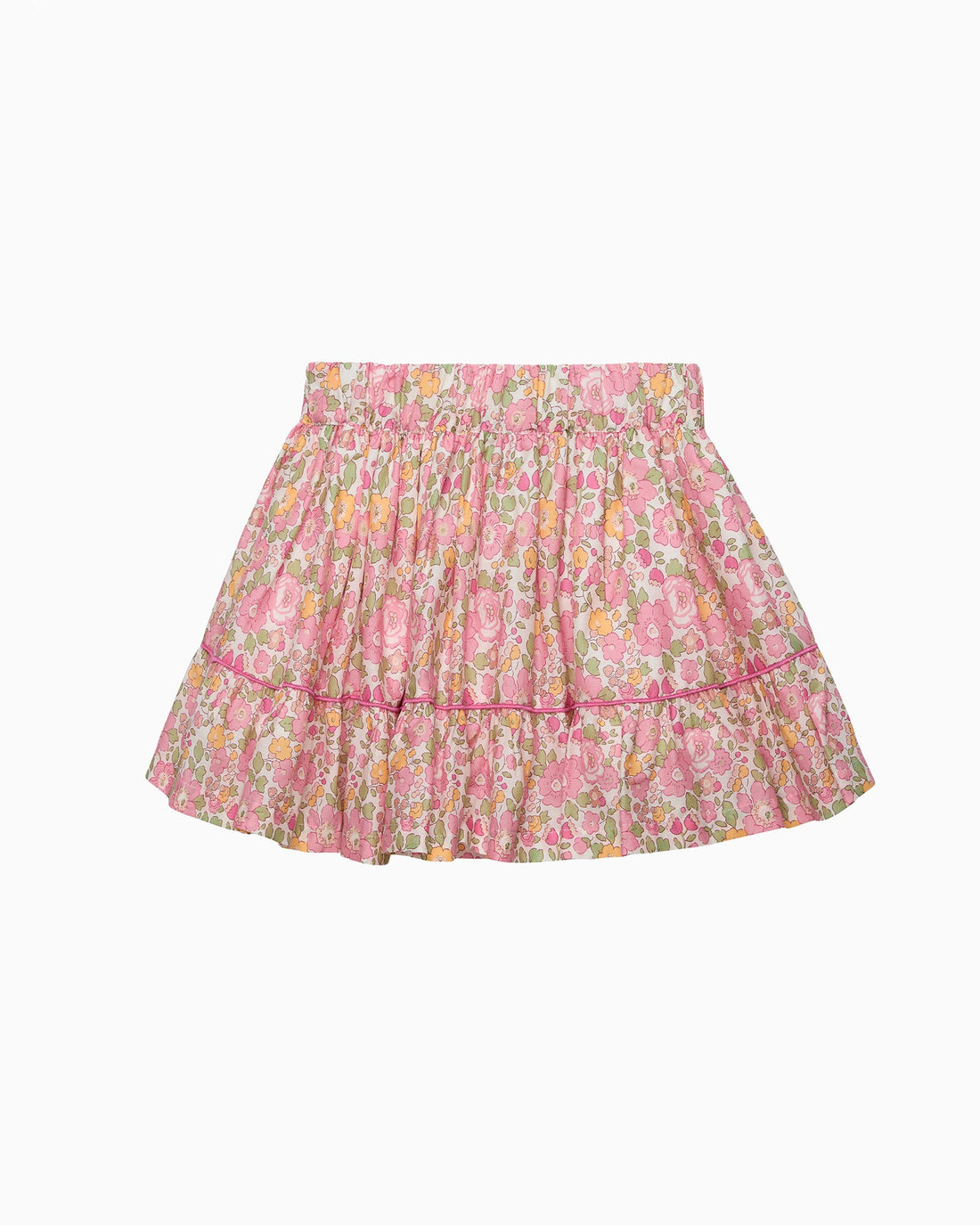 Lily Rose Skirt Betsy Bow Tiered Skirt in Peach Sparkle Betsy
