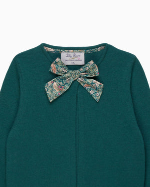 Lily Rose Cardigan Strawberry Thief Bow Cardigan