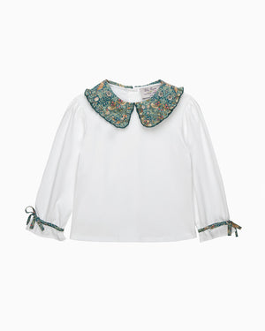 Lily Rose Top Pie Crust Jersey Top in Strawberry Thief
