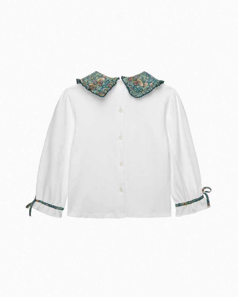Lily Rose Top Pie Crust Jersey Top in Strawberry Thief