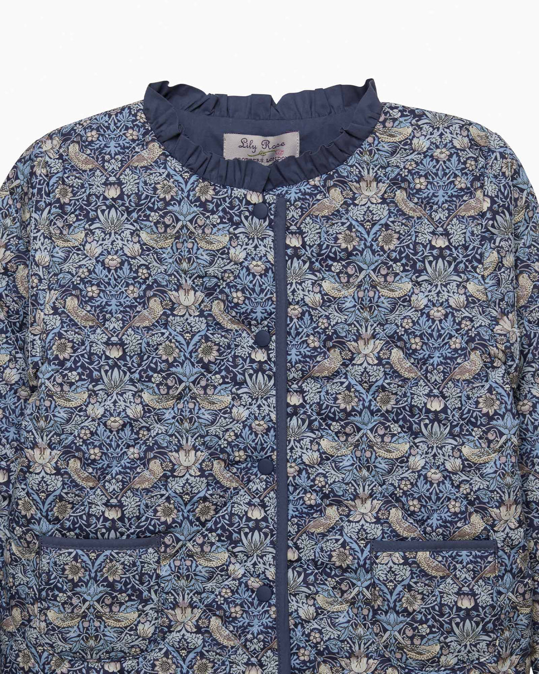 Lily Rose Jacket Quilted Jacket in Strawberry Thief