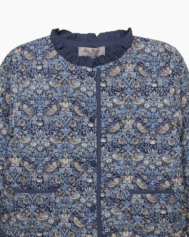 Lily Rose Jacket Quilted Jacket in Strawberry Thief