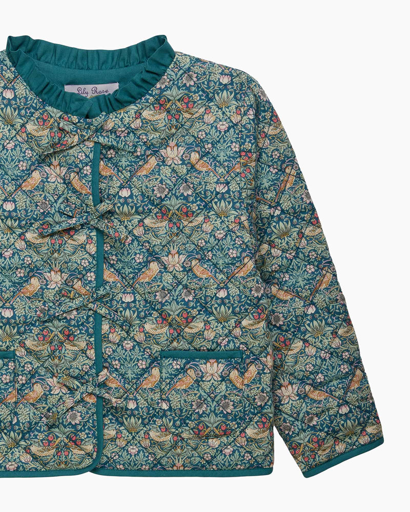 Lily Rose Jacket Quilted Jacket in Strawberry Thief