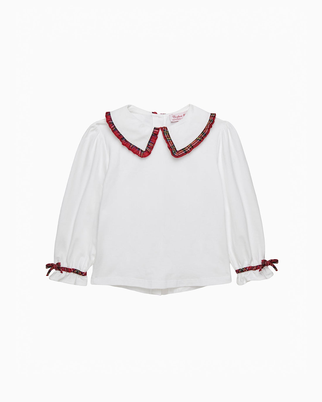Confiture Blouse Tartan Pie Crust Jersey Blouse