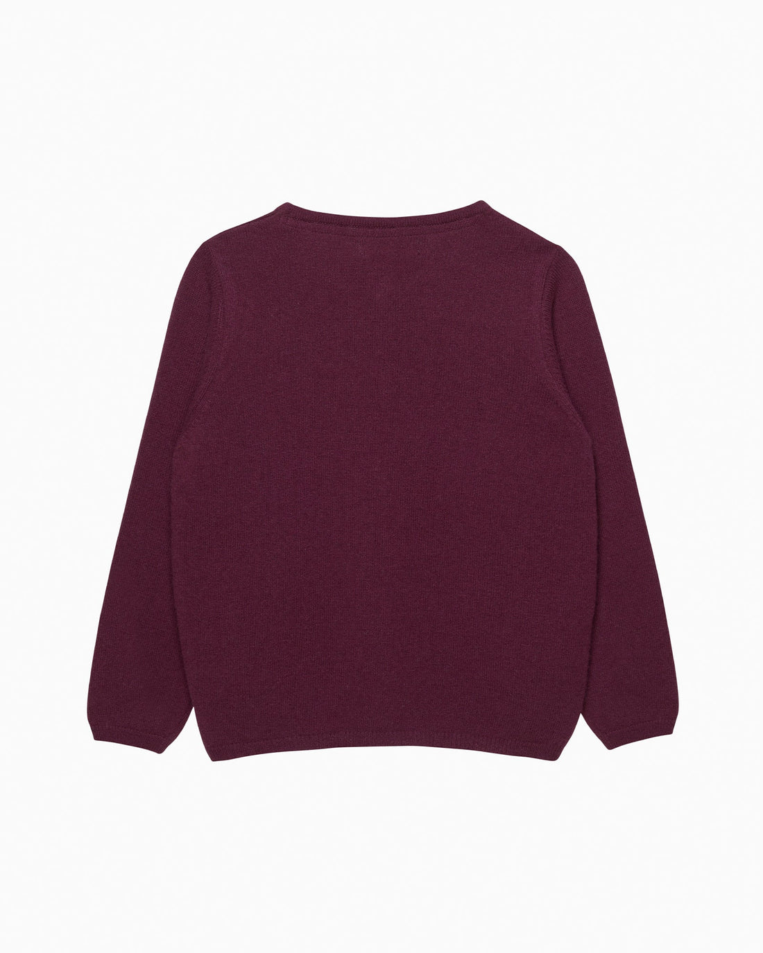 Confiture Cardigan Velvet Bow Cardigan in Claret