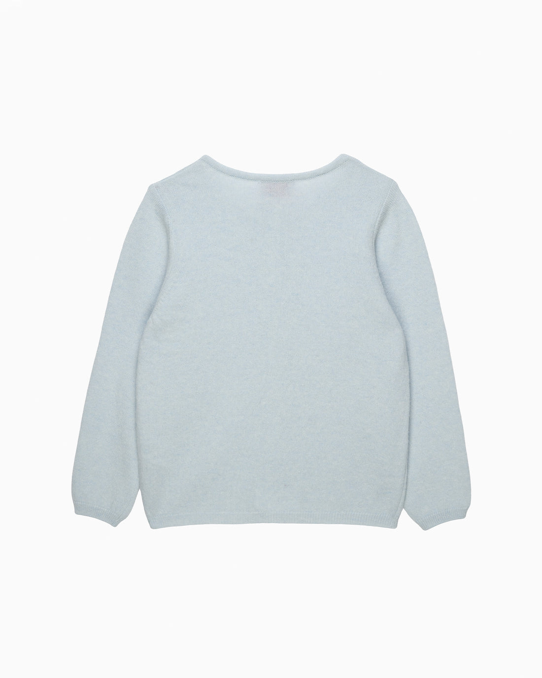 Confiture Cardigan Velvet Bow Cardigan in Pale Blue