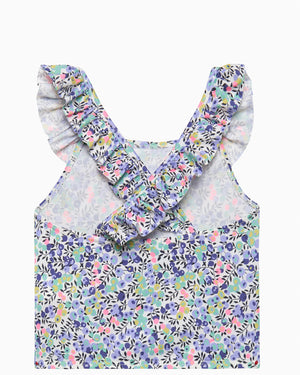 Hampton Swim Swimsuit Frill Tankini in Neon Wiltshire
