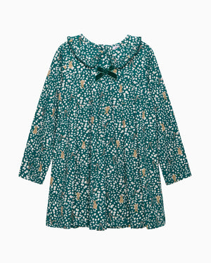 Confiture Dress Woodland Bunny Dress in Forest