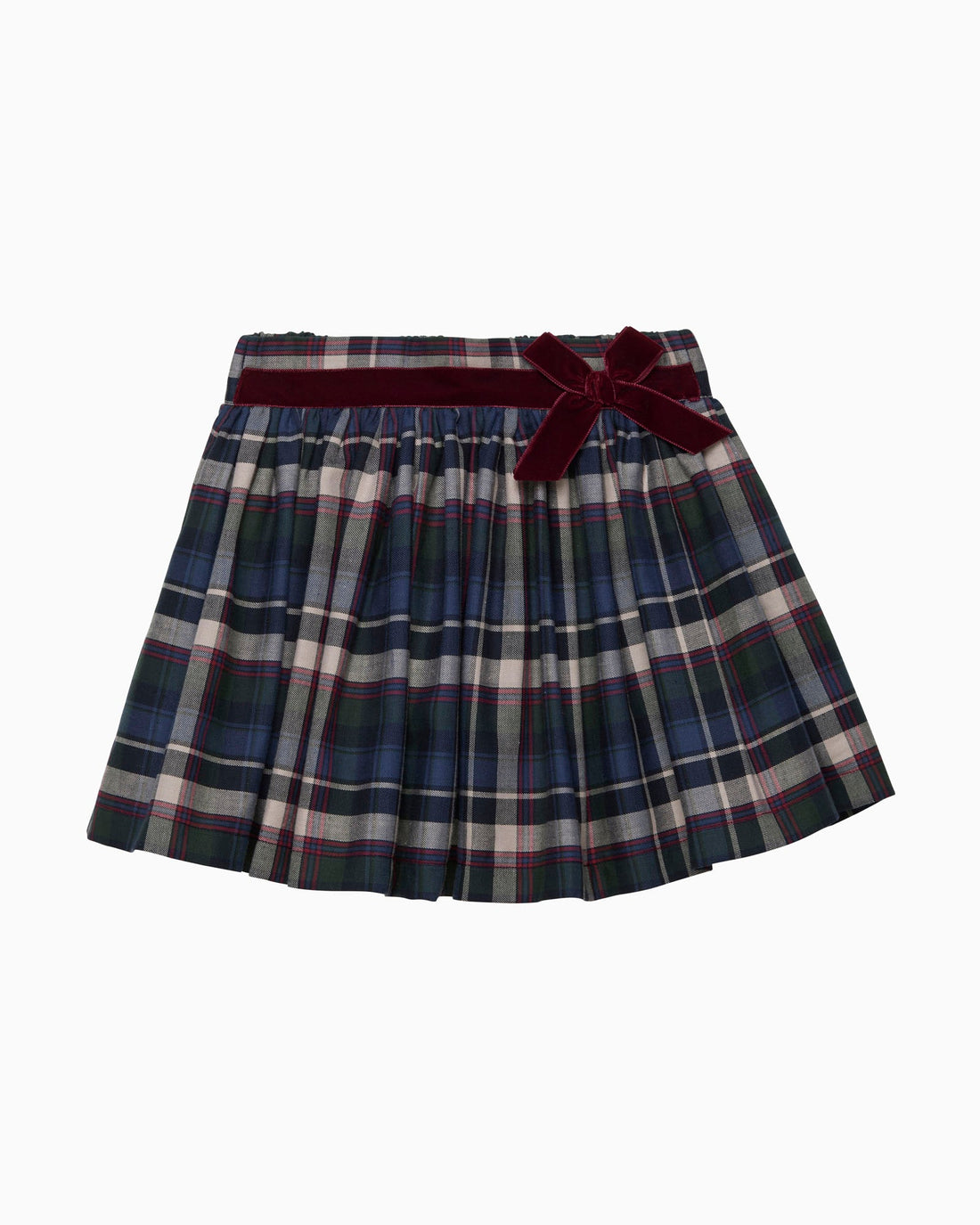 Confiture Skirt Bow Skirt in Bonnie Tartan