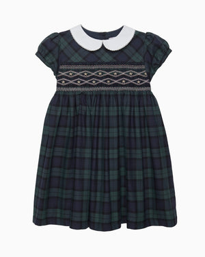 Confiture Dress Charlotte Tartan Smocked Dress