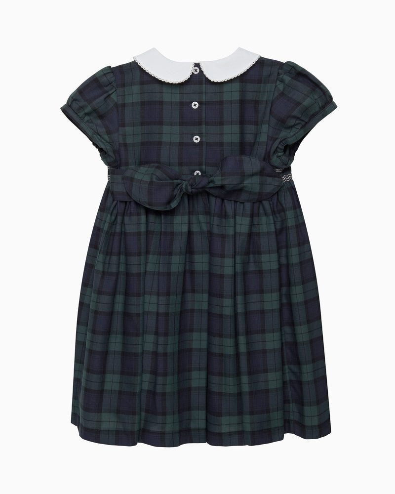 Confiture Dress Charlotte Tartan Smocked Dress
