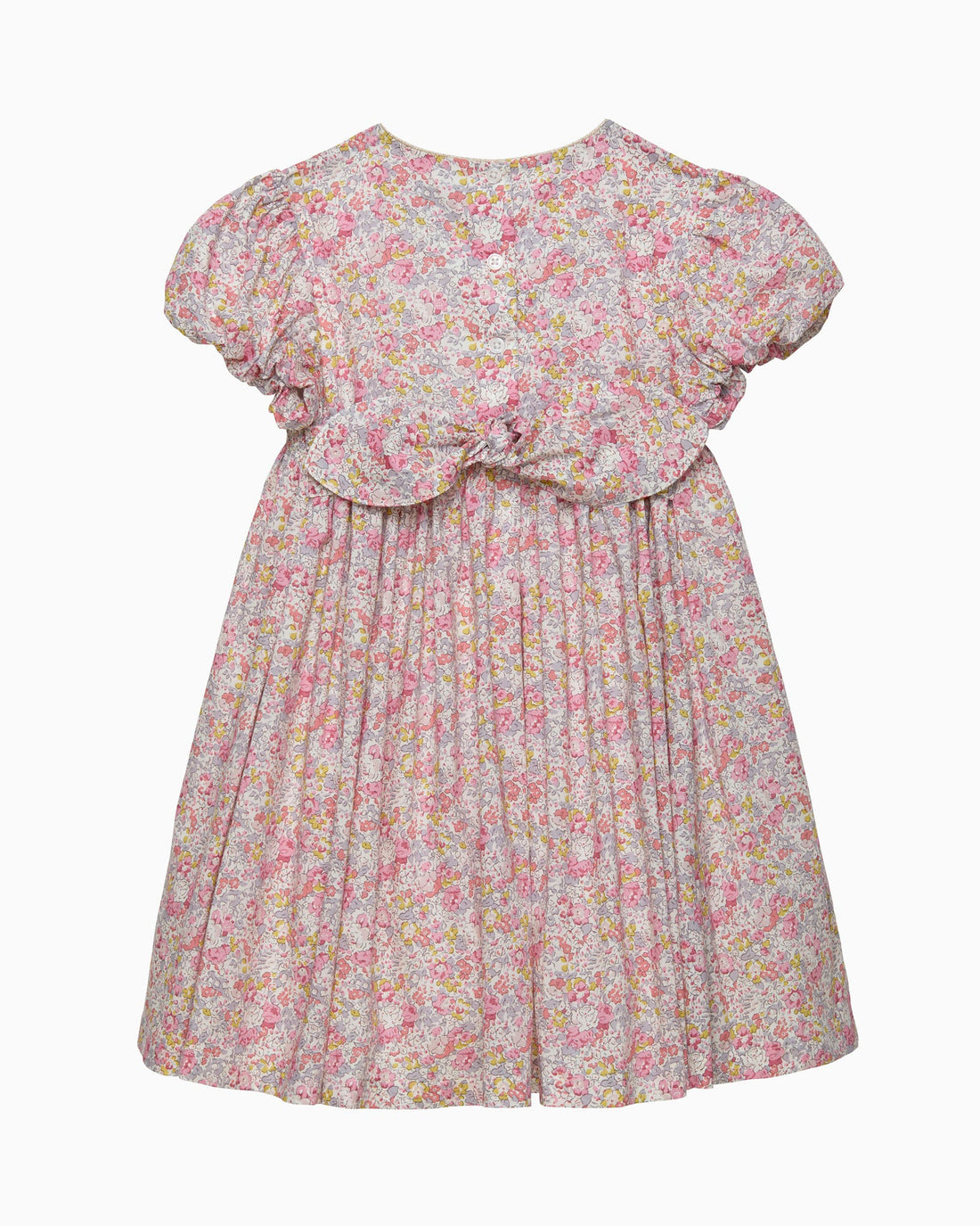 Lily Rose Gold Dress Smocked Party Dress in Claire Aude