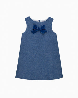 Confiture Dress Georgina Bow Dress in Blue