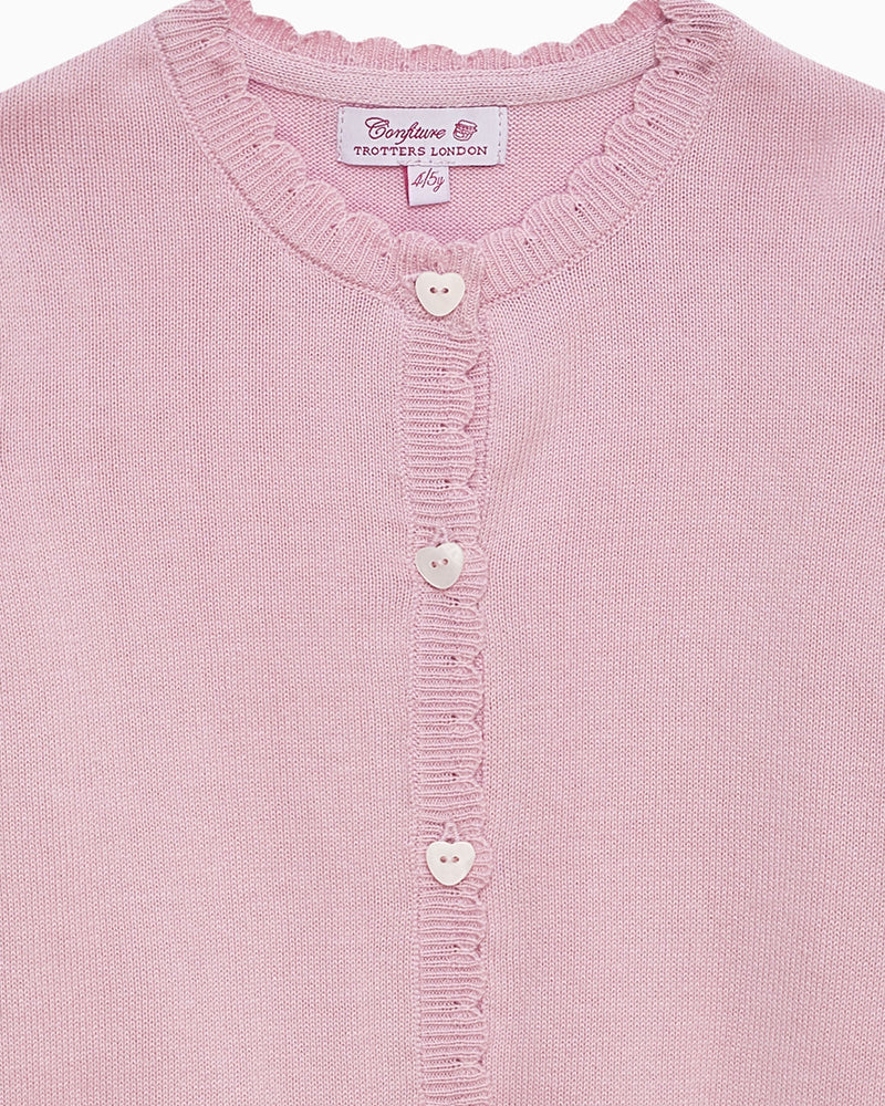 Confiture Cardigan Heart Button Cardigan