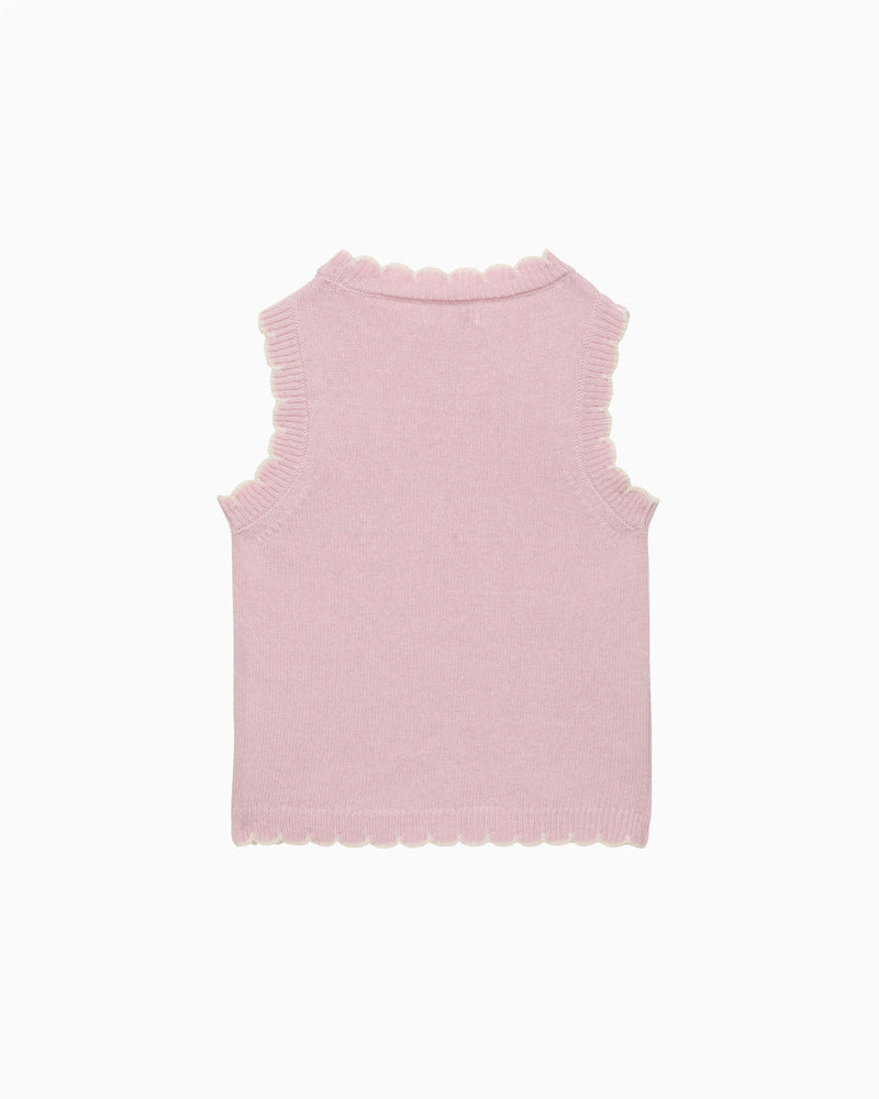 Confiture Tank Knitted Tank Top in Pink