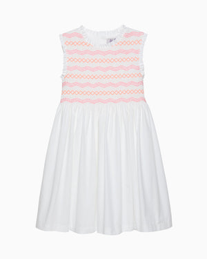Lily Rose Dress Neon Smocked Dress