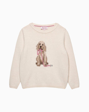 Confiture Jumper Puppy Jumper in Winter White