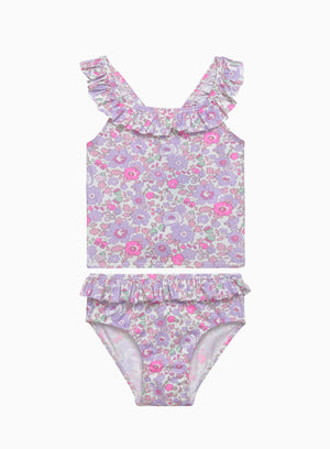 Hamptons Swim Swimsuit Frill Tankini in Lilac Betsy