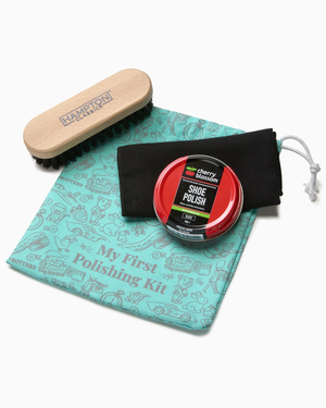 Trotters Childrenswear Gift Free Polishing Kit - Black