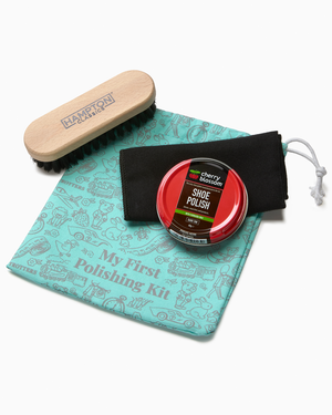 Trotters Childrenswear Gift Free Polishing Kit - Dark Tan