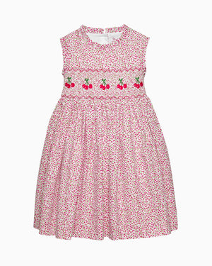 Confiture Dress Cherry Smocked Dress