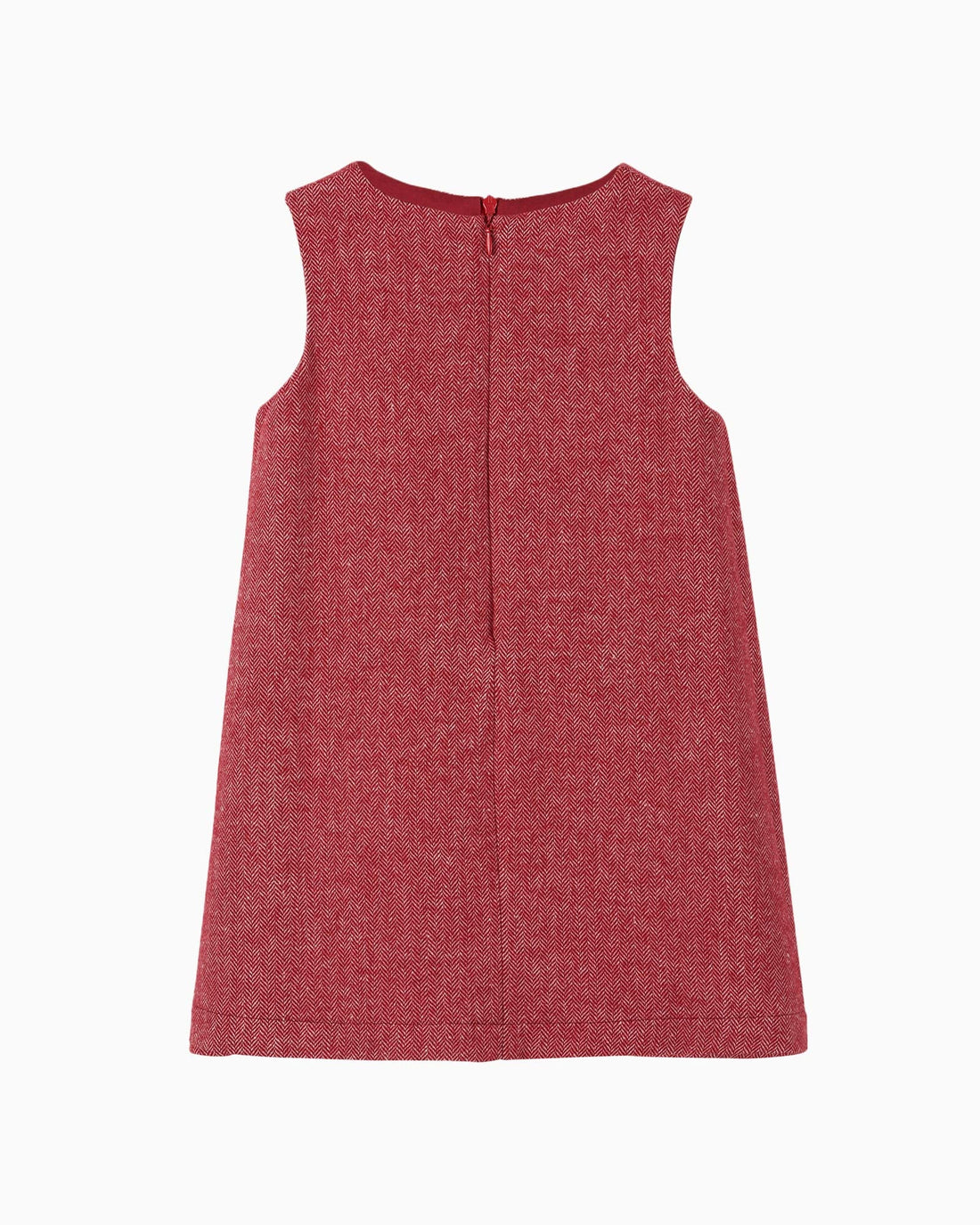 Confiture Dress Georgina Bow Dress in Red Herringbone