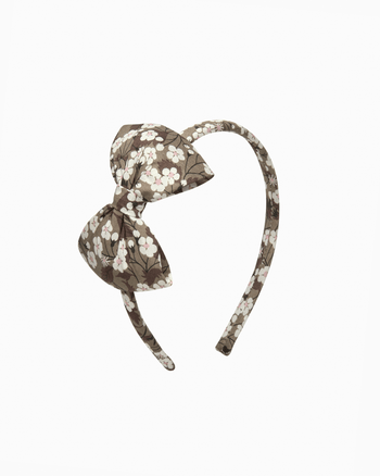 Lily Rose Alice Band Big Bow Headband in Mitsi Floral