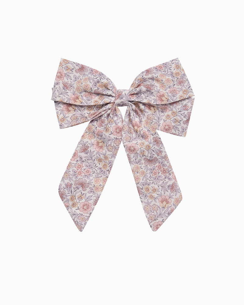 Lily Rose Clip Extra Large Bow Hair Clip in Pink Carnation