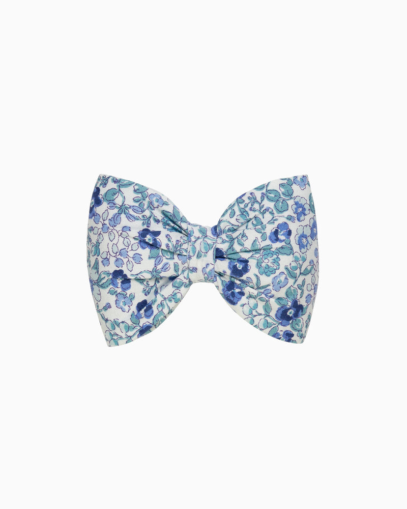 Lily Rose Clip Bow Hair Clip in Blue Catherine