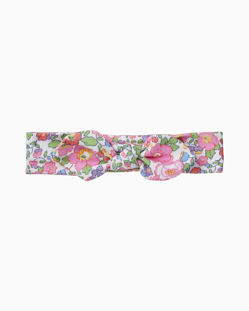 Lily Rose Alice Bands Jersey Bow Headband in Pink Betsy
