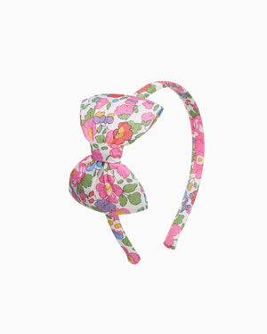Lily Rose Alice Bands Big Bow Alice Band in Pink Betsy