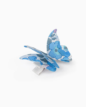 Lily Rose Clip Butterfly Hair Clip in Blue Betsy