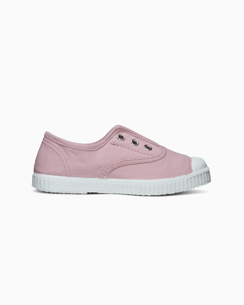 Hampton Canvas Canvas Shoes Hampton Canvas Plum Plimsolls in Dusky Rose