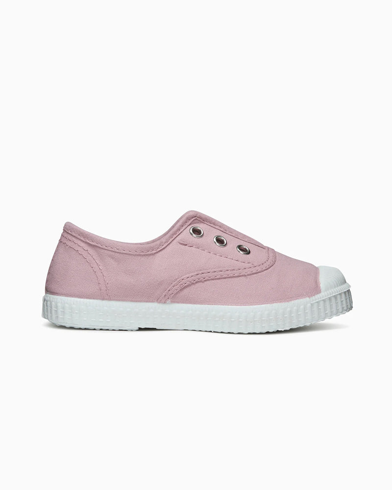 Hampton Canvas Canvas Shoes Hampton Canvas Plum Plimsolls in Dusky Rose