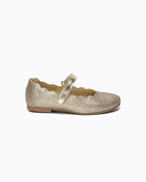Hampton Classics Party Shoes Hampton Classics Lilly Party Shoes in Gold Sparkle
